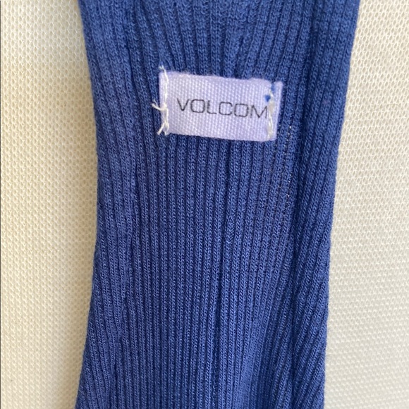 Volcom Boho Blue and White High Low Beach Dress Large/14 - Picture 2 of 4